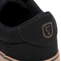 Fox Black Canvas Shoes
